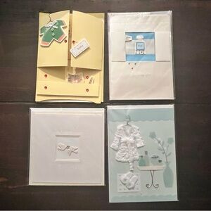 Bundle of 4 Adorable Greeting Cards